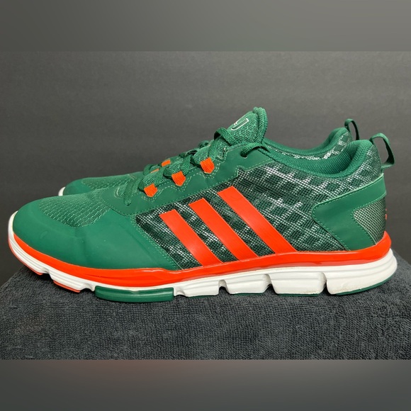 adidas Other - Adidas SPEED TRAINERS Player Issued Miami Hurricanes TEAM EXCLUSIVE SIZE 16 RARE